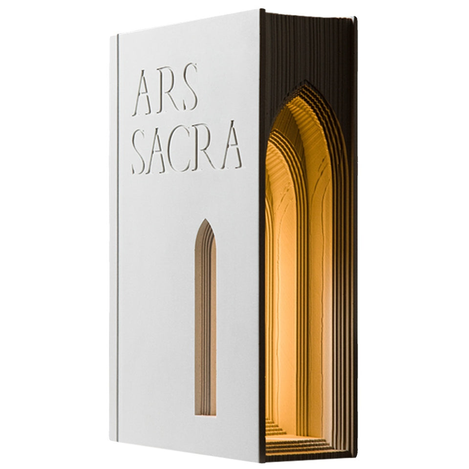 Sacred Art Cement Building Design Wedding Hall Night Lights