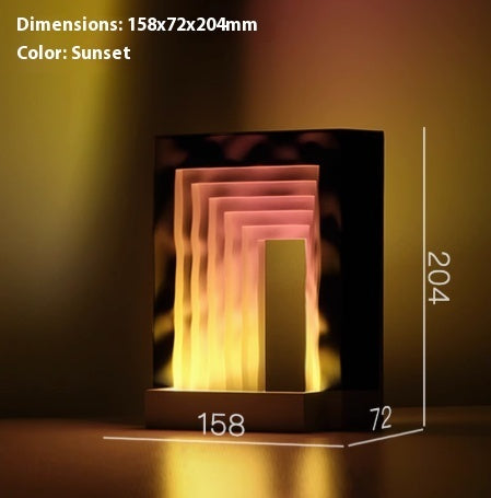 Haimen Design Aurora Sunset Bedroom Atmosphere Night Light